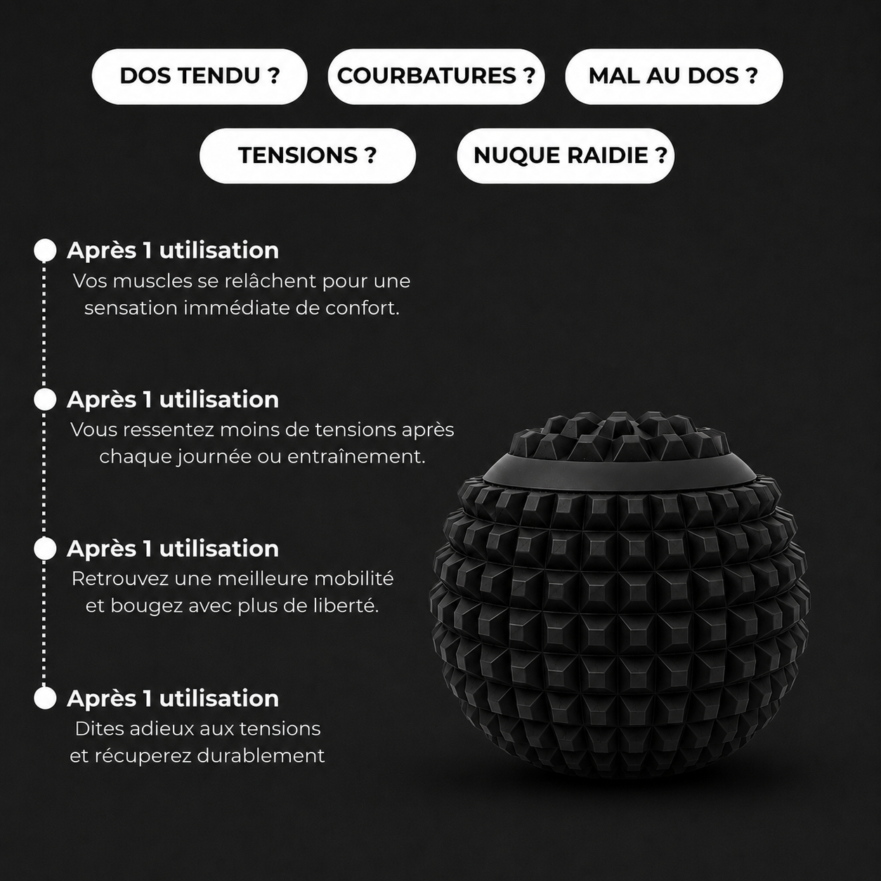 Vibrating massage ball